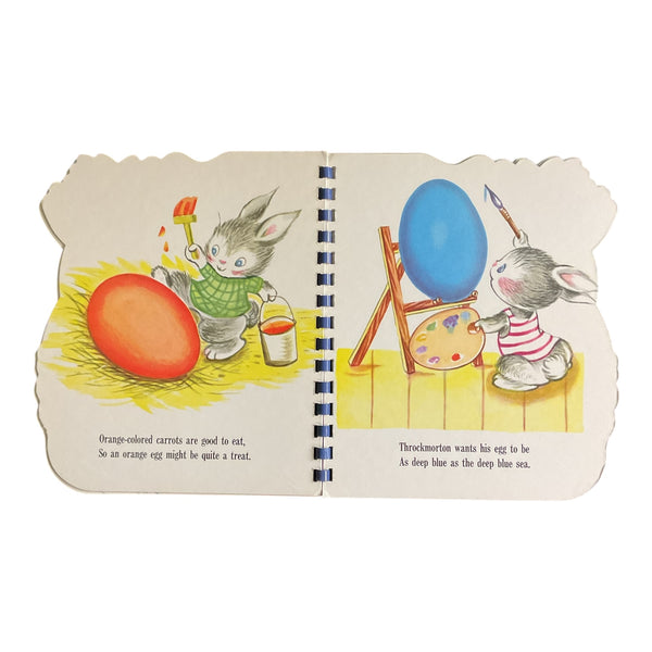 My Easter Egg Book Vintage 1966 A Sturdi Contour Book by Wonder