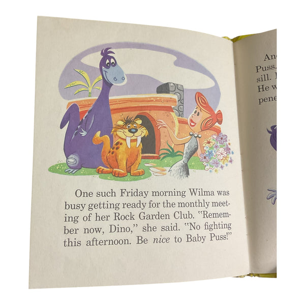 The Flintstones and Dino Vintage 1961 Whitman Top Top Tales Book 2460