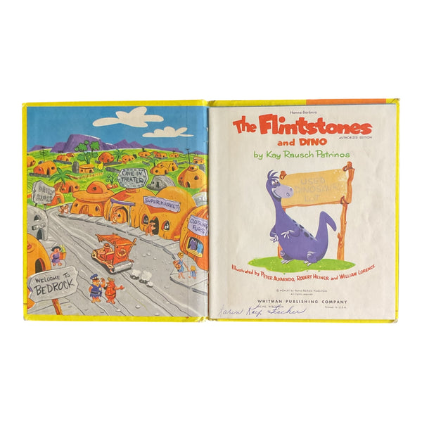 The Flintstones and Dino Vintage 1961 Whitman Top Top Tales Book 2460