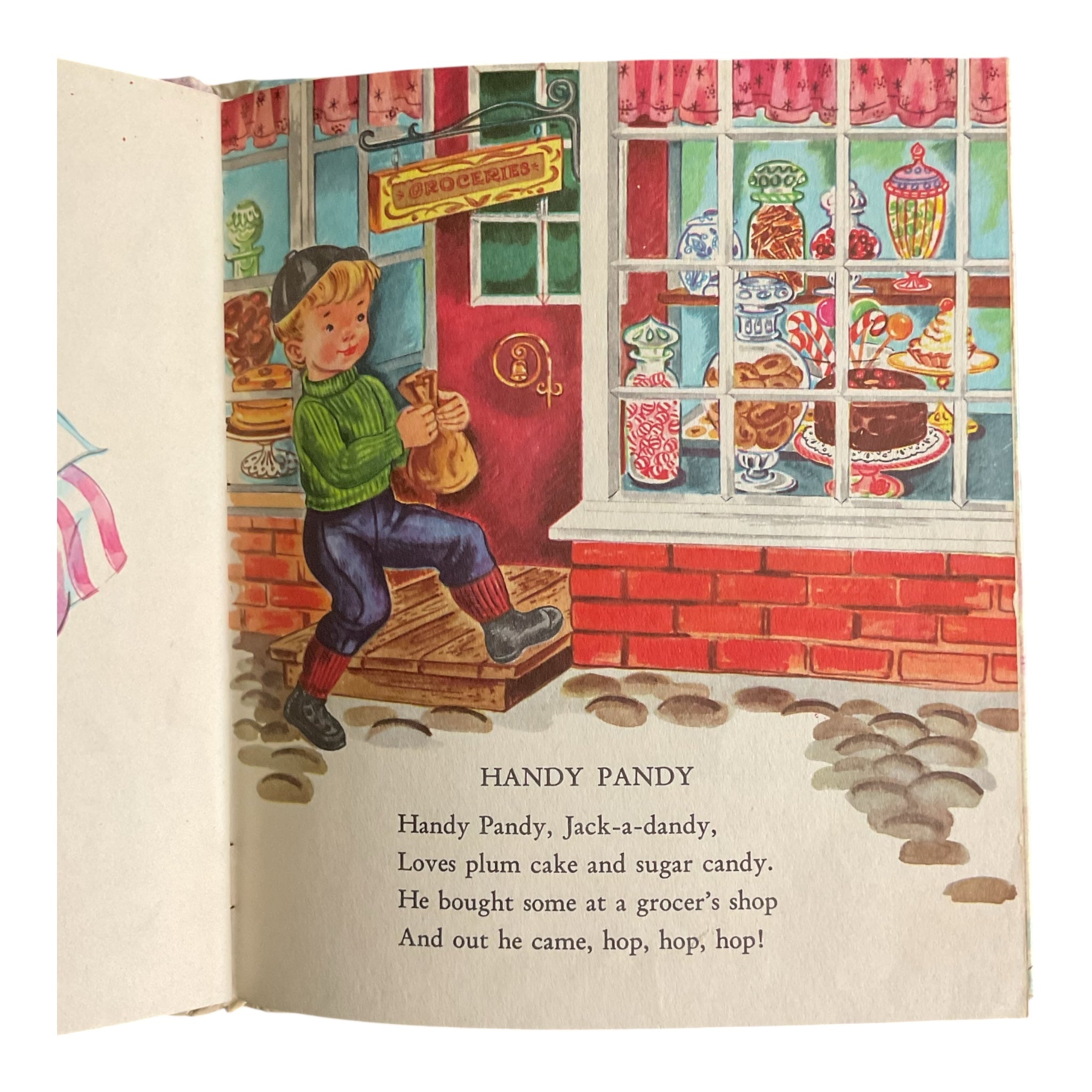 Mother Goose Vintage Hardcover 1960 Top Top Tales Childrens Book 2478