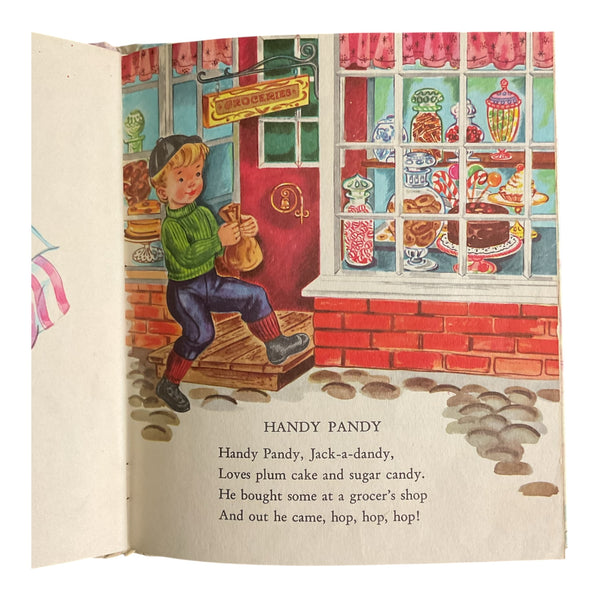 Mother Goose Vintage Hardcover 1960 Top Top Tales Childrens Book 2478