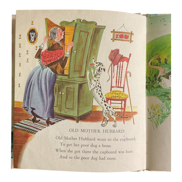 Mother Goose Vintage Hardcover 1960 Top Top Tales Childrens Book 2478