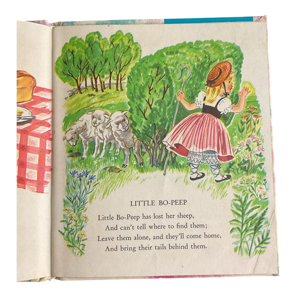 Mother Goose Vintage Hardcover 1960 Top Top Tales Childrens Book 2478