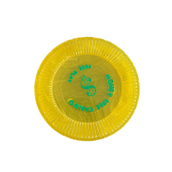 Vintage Money Tree Casino Free Play Token Chip Las Vegas Yellow Plastic