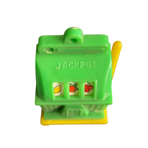 Vintage 1960s Four Queens Casino Mini Slot Machine Toy Charm