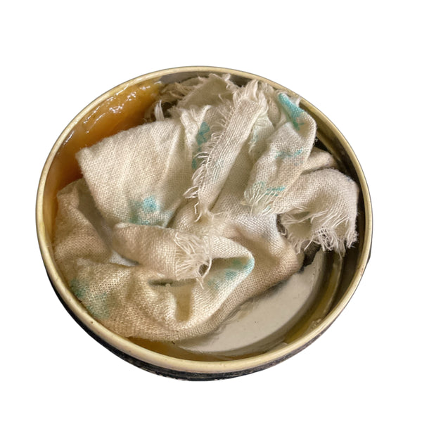 Vintage 1970s Advertising Tin Esquire Waterproof Dressing for Shoes Boots