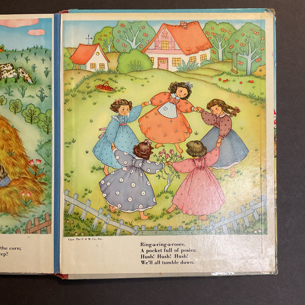 Mother Goose Rhymes Vintage 1939 Platt & Munk Childrens Book