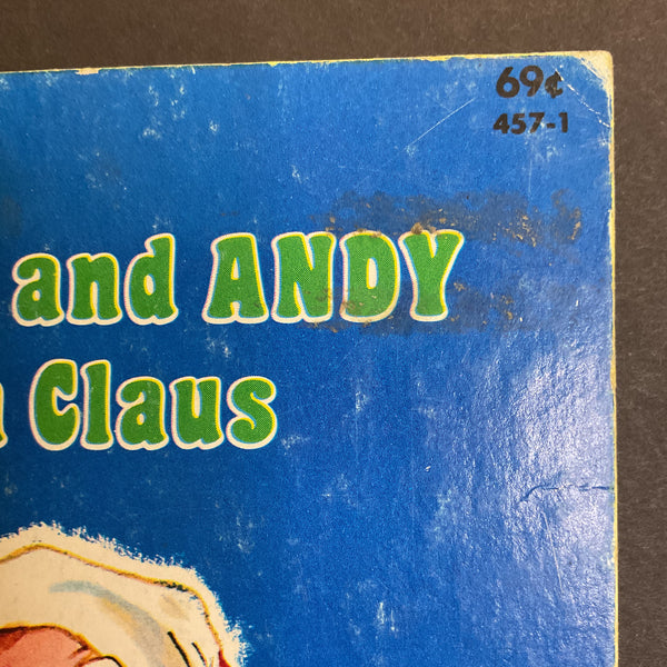 Raggedy Ann and Andy Help Santa Claus Vintage 1980 Little Golden Book