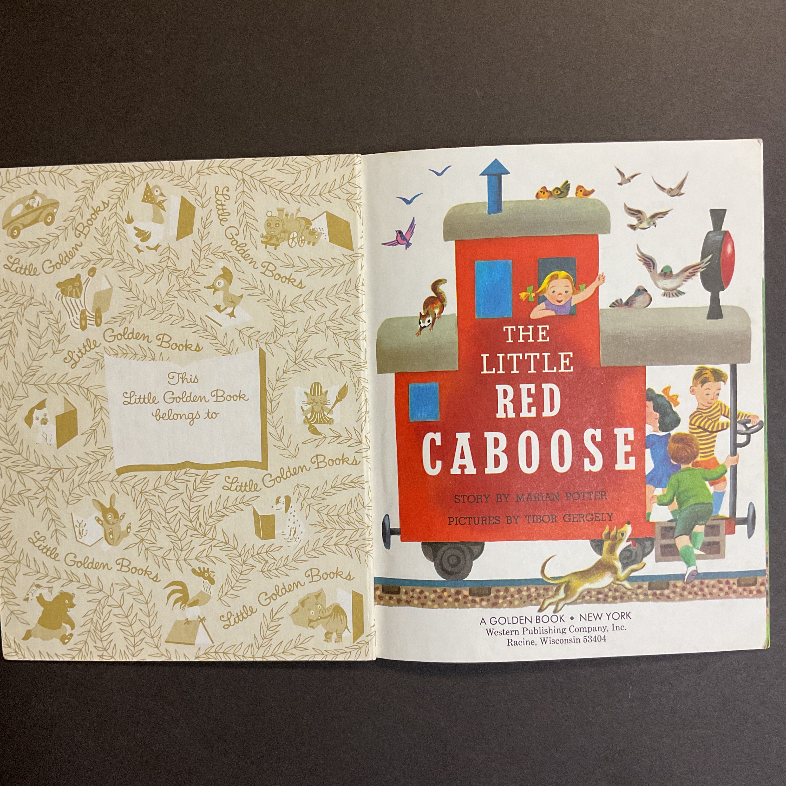 The Little Red Caboose Vintage 1994 Little Golden Book - Avid Vintage