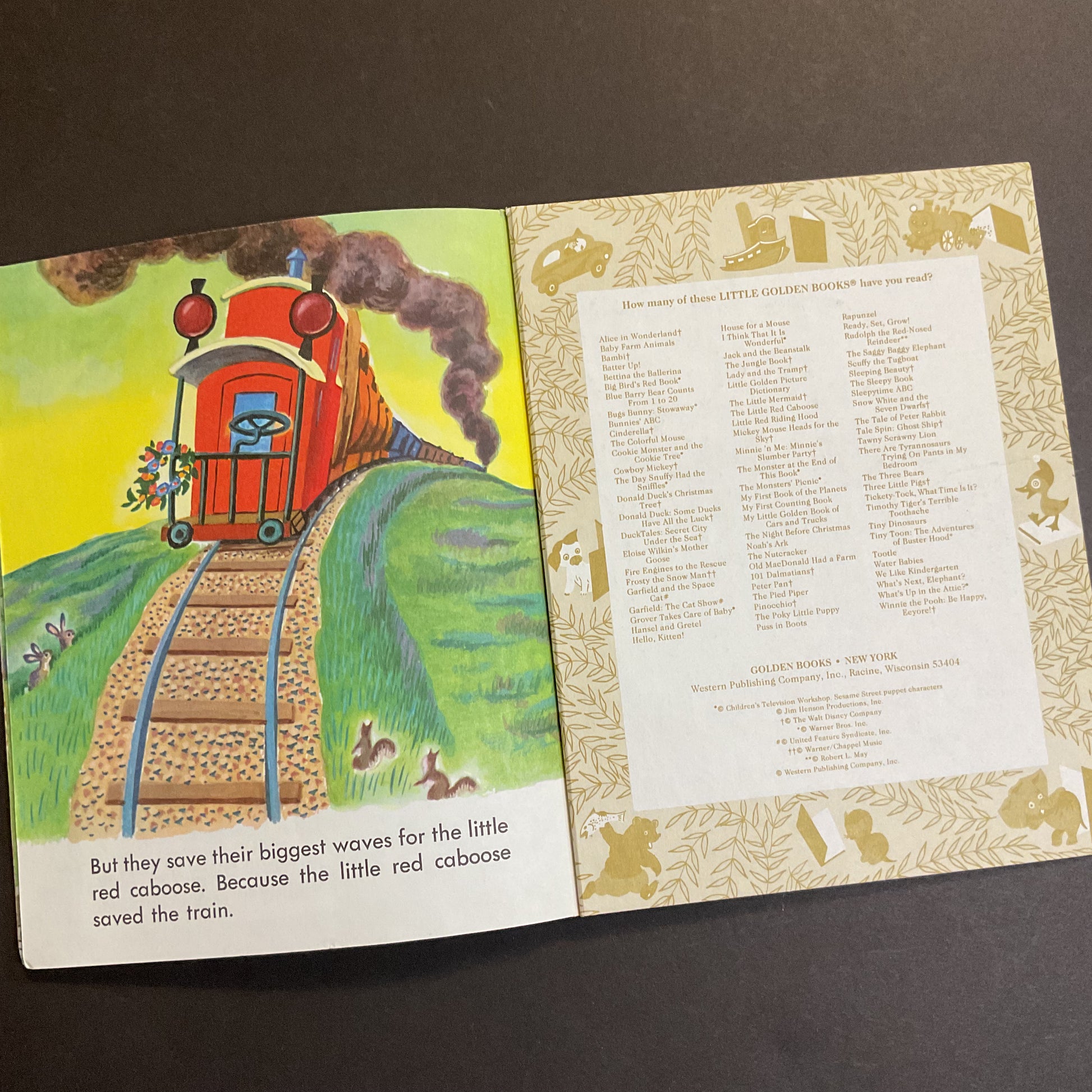 The Little Red Caboose Vintage 1994 Little Golden Book - Avid Vintage