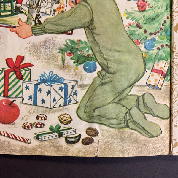 Santa’s Surprise Book Florence Sarah Winship Vintage 1979 Little Golden Book