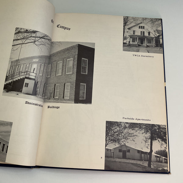Vintage 1954 The Little Blue Fairbury Nebraska College Yearbook Photos History