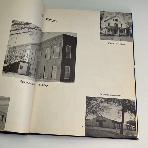 Vintage 1954 The Little Blue Fairbury Nebraska College Yearbook Photos History