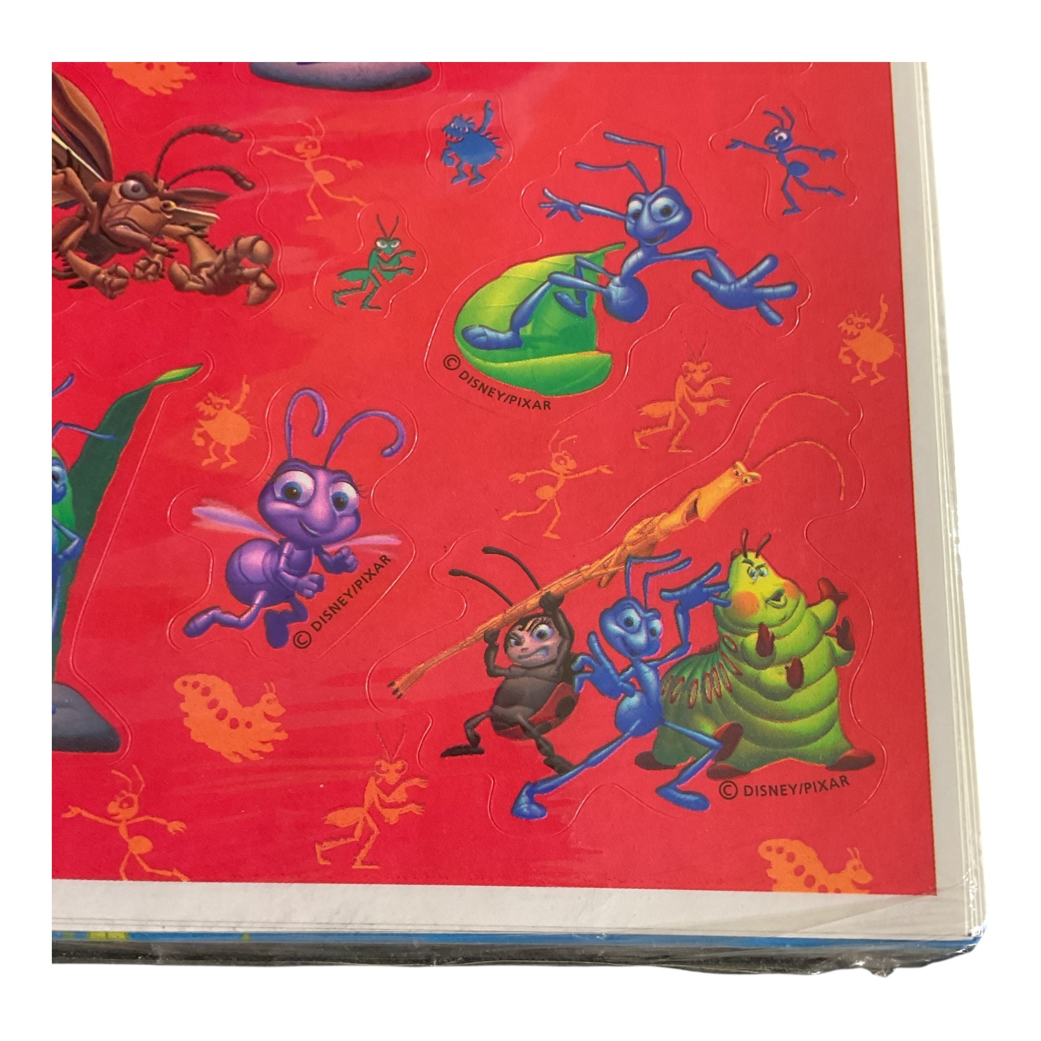 Vintage 1990s A Bugs Life Hallmark Expressions Stickers Sealed Package