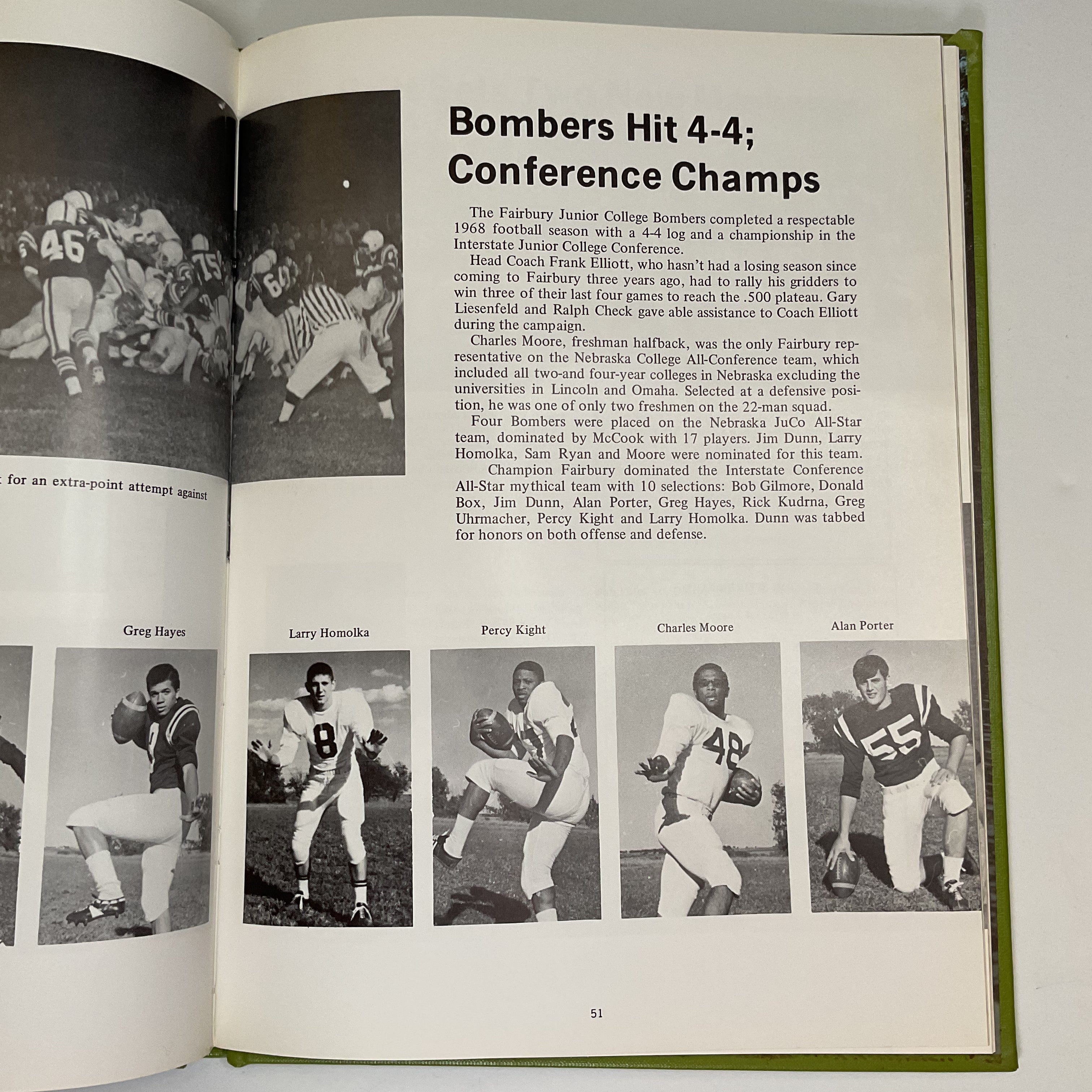 The Little Blue Vintage 1969 Fairbury Nebraska College Yearbook Photos History