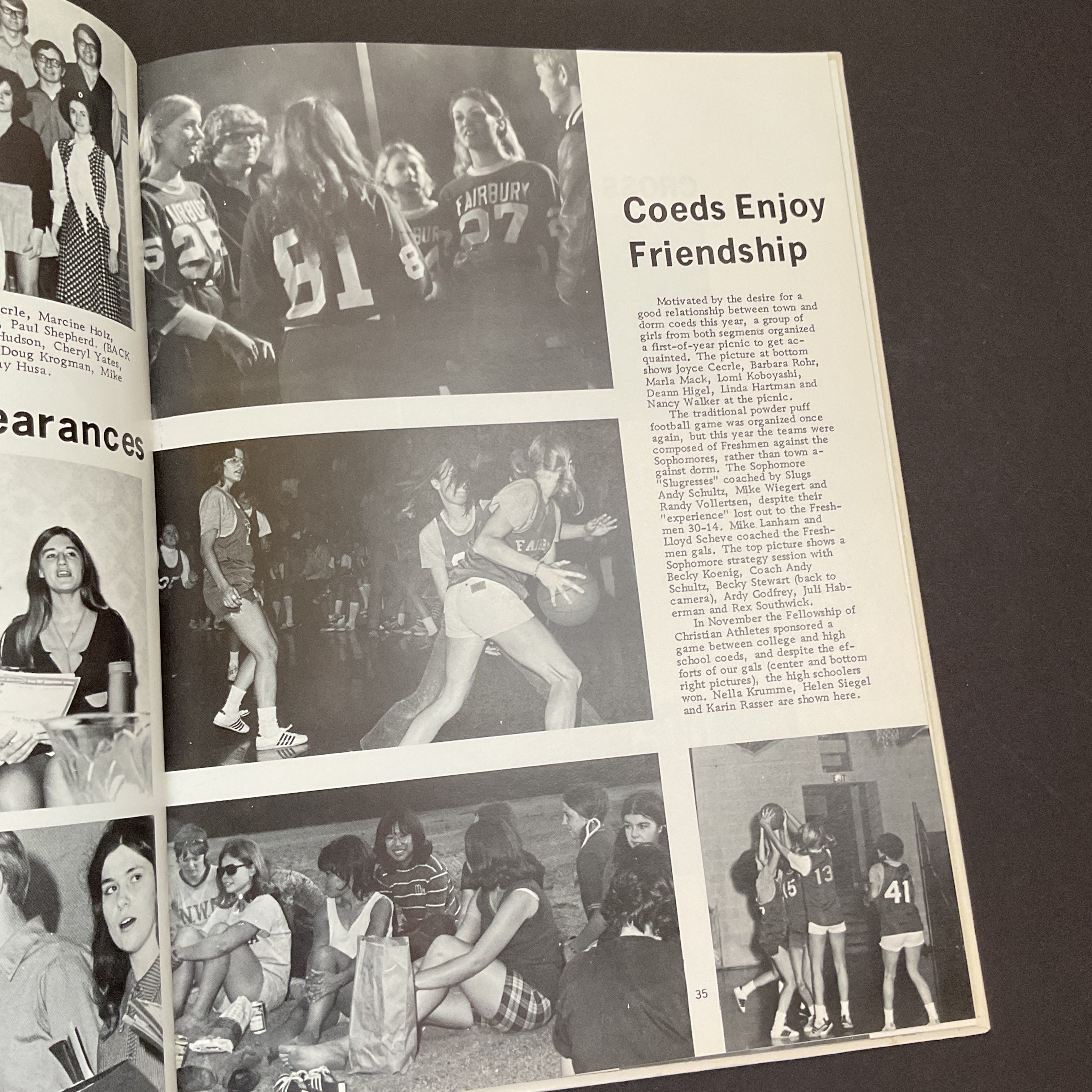 The Little Blue Vintage 1972 Fairbury Nebraska College Yearbook Photos History