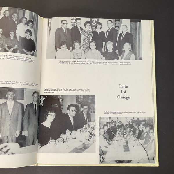 Vintage 1960 Fairbury Nebraska College Yearbook The Little Blue Photos History