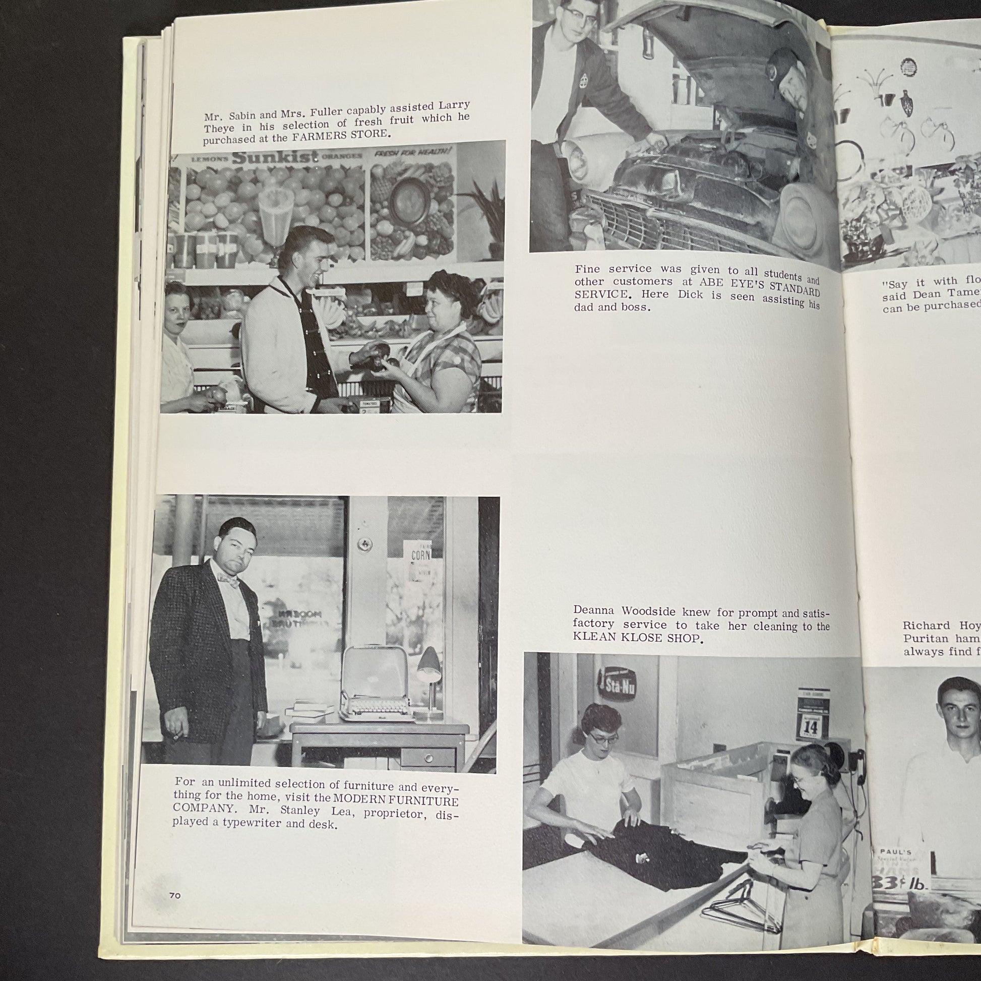 Vintage 1960 Fairbury Nebraska College Yearbook The Little Blue Photos History - Avid Vintage