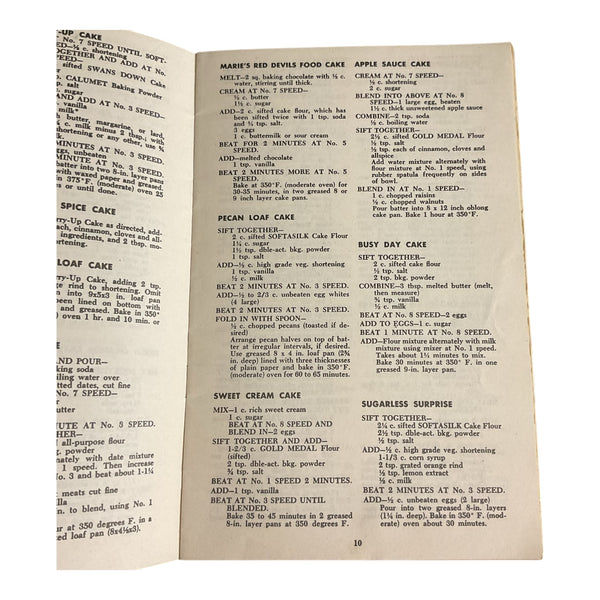 Vintage 1949 Dormeyer Power Chef Food Mixer Instruction Recipe Book