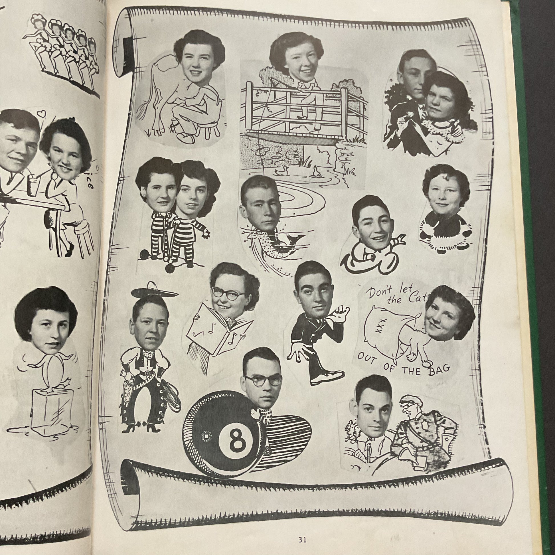 1953 Summerfield Kansas High School Yearbook The Shamrock Senior Photos - Avid Vintage