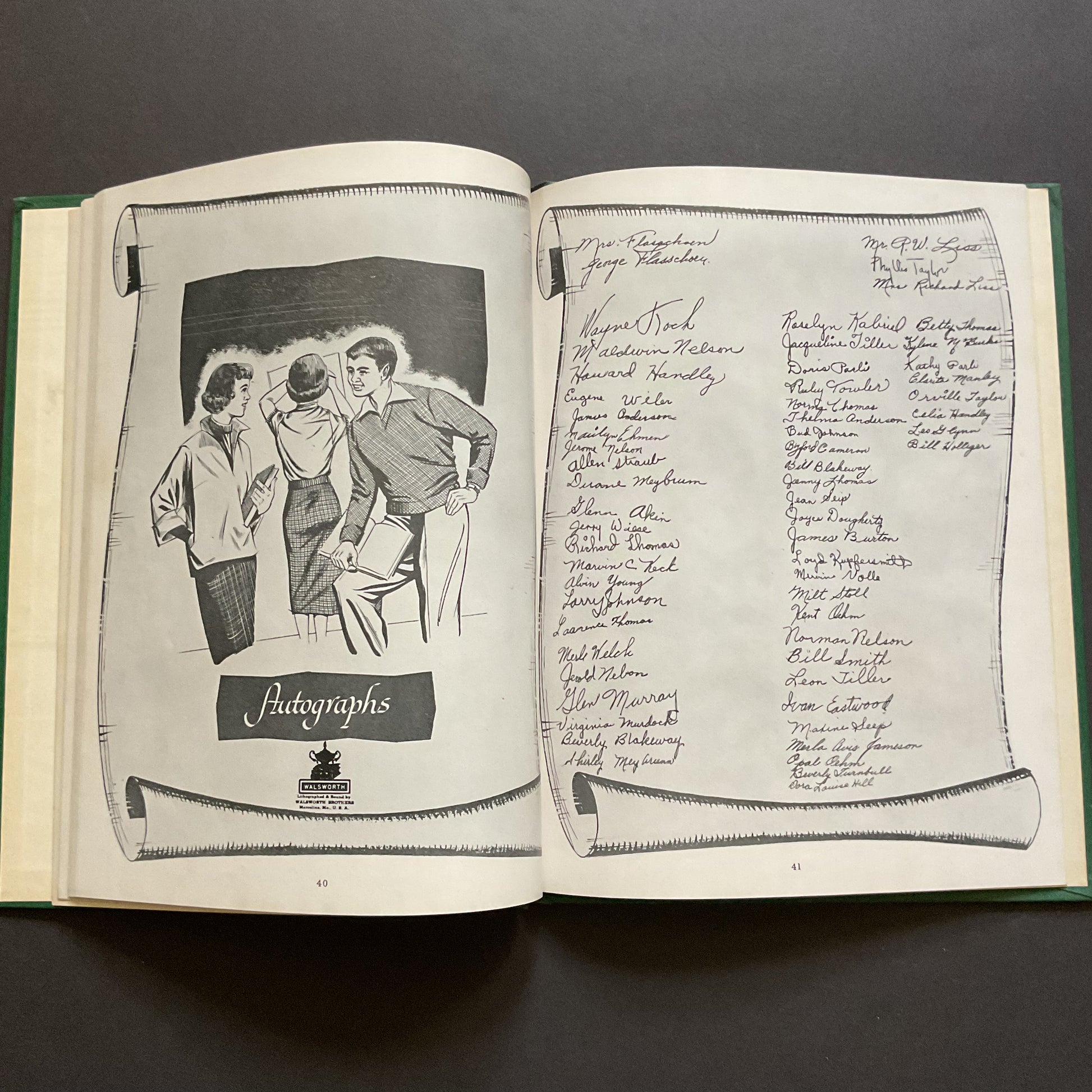 1953 Summerfield Kansas High School Yearbook The Shamrock Senior Photos - Avid Vintage