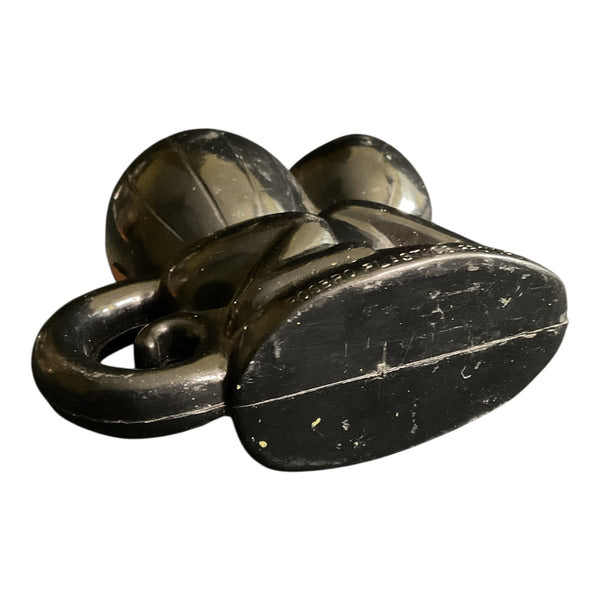 Vintage 1950s Rosbro Halloween Cat Jack O Lantern Candy Container