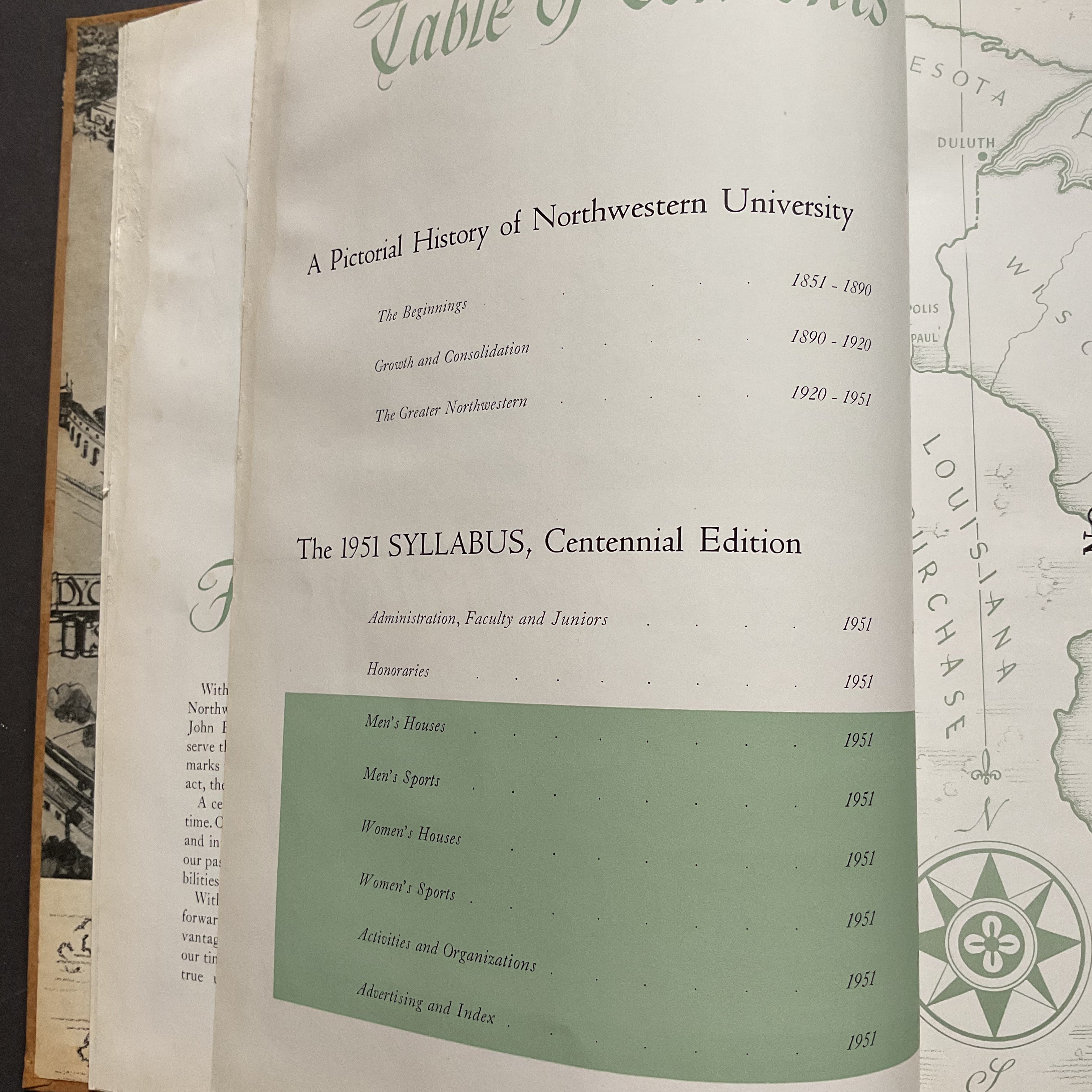 Syllabus Centennial Edition 1951 Northwestern University Yearbook