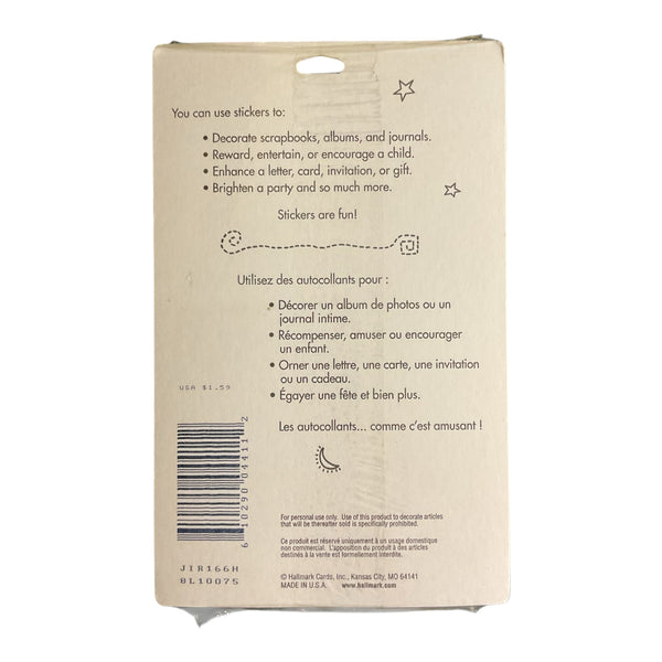 Vintage Hallmark Expressions Acid Free Butterflies Sticker Sheets Sealed Package