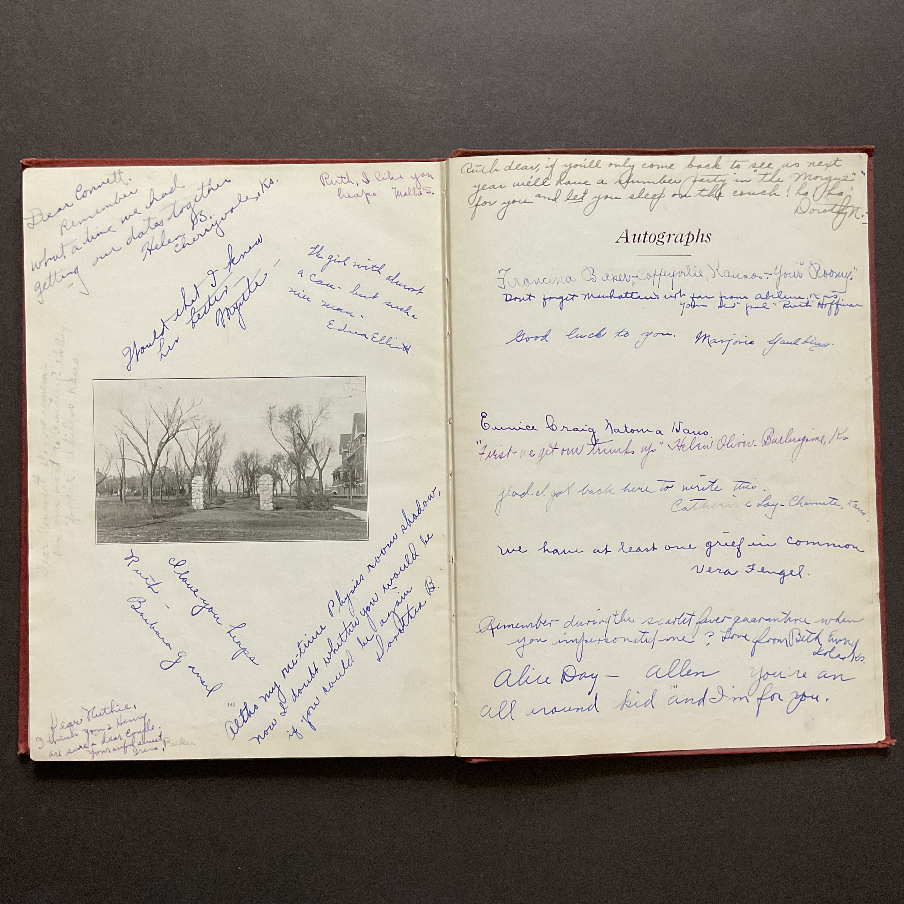Alla Rah Vintage 1920 Emporia Kansas College Yearbook History