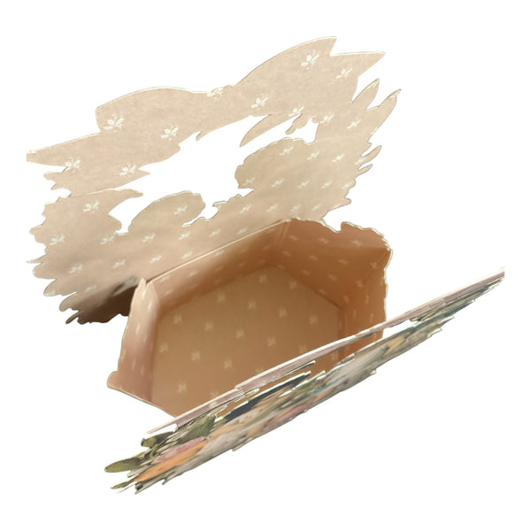 Vintage 1990 The Gifted Line Victorian Basket Box Children in the Flowers