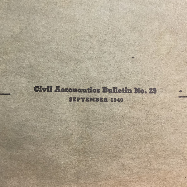 Vintage 1940 Pilot’s Radio Manual Book Reeder G Nichols