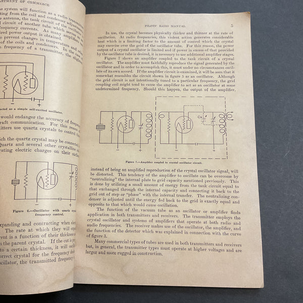 Vintage 1940 Pilot’s Radio Manual Book Reeder G Nichols