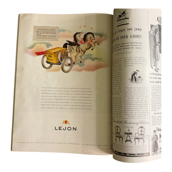 House Beautiful Magazine June 1944