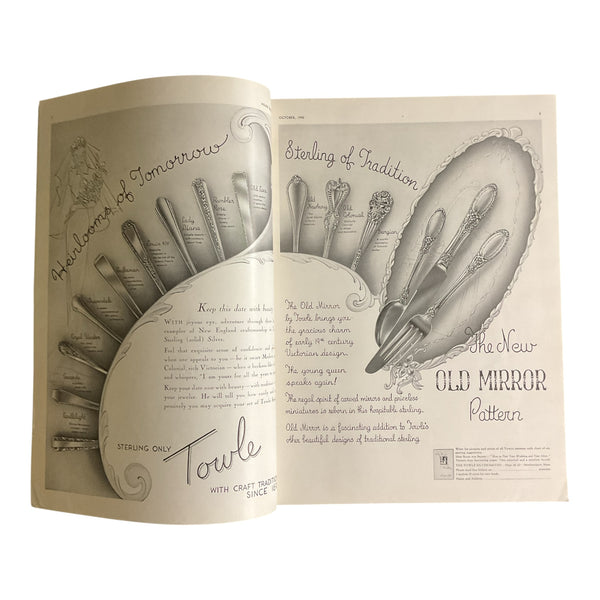 House Beautiful Magazine Combined with Home & Field October 1940