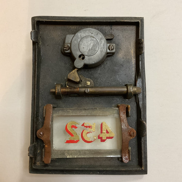 Antique U.S. Post Office Flying Eagle Mail Box Door #452