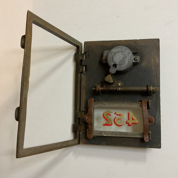 Antique U.S. Post Office Flying Eagle Mail Box Door #452