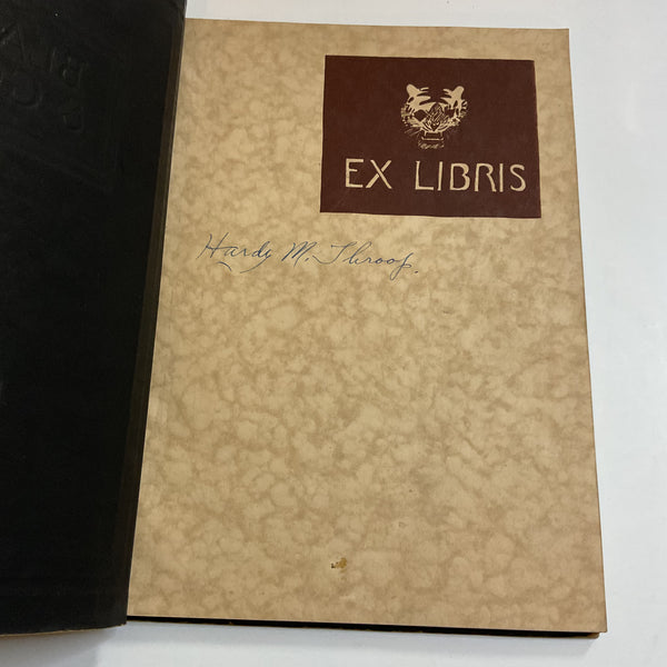 Vintage 1928 Fremont Nebraska Yearbook The Black and Gold