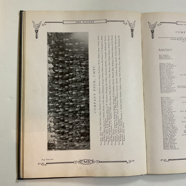 Vintage 1925 Des Moines Iowa C.M.T.C. Yearbook The Citizen