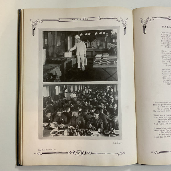 Vintage 1925 Des Moines Iowa C.M.T.C. Yearbook The Citizen
