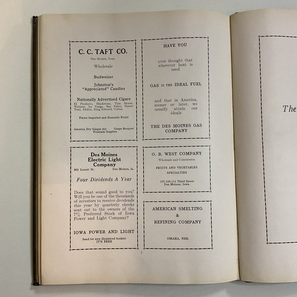 Vintage 1925 Des Moines Iowa C.M.T.C. Yearbook The Citizen