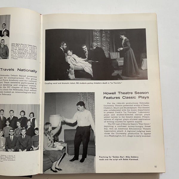 The Cornhusker 1965 University of Nebraska Yearbook