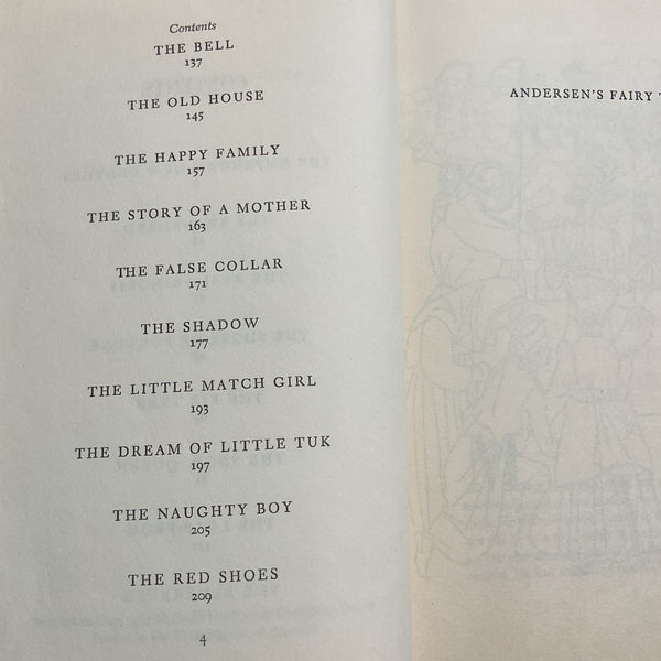 Andersen’s Fairy Tales Junior Deluxe Editions 1956 Hardcover Book