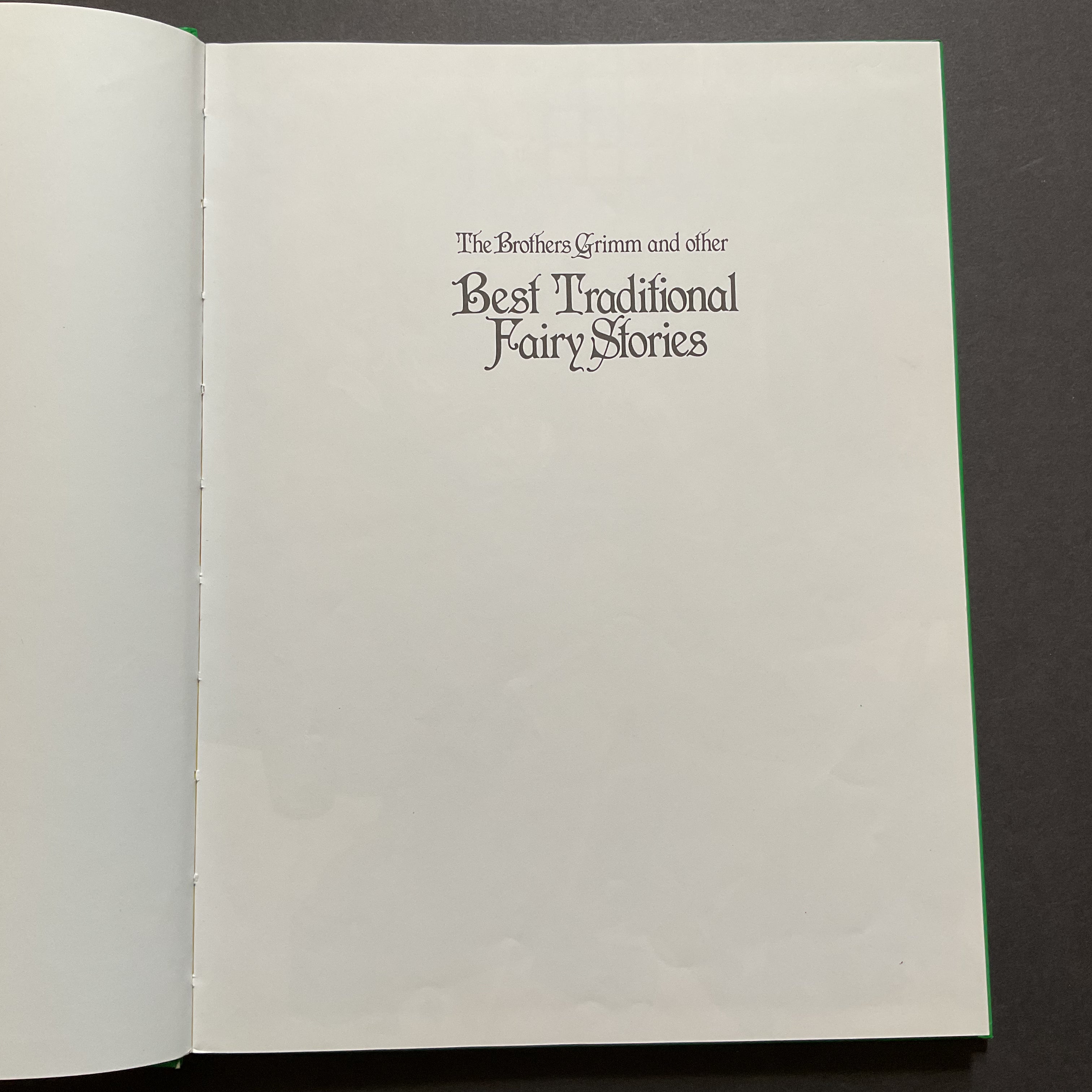 The Brothers Grimm and other Best Traditional Fairy Stories  1983 Hardcover Book - Avid Vintage