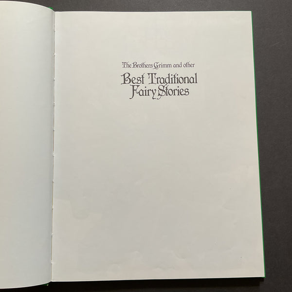 The Brothers Grimm and other Best Traditional Fairy Stories  1983 Hardcover Book