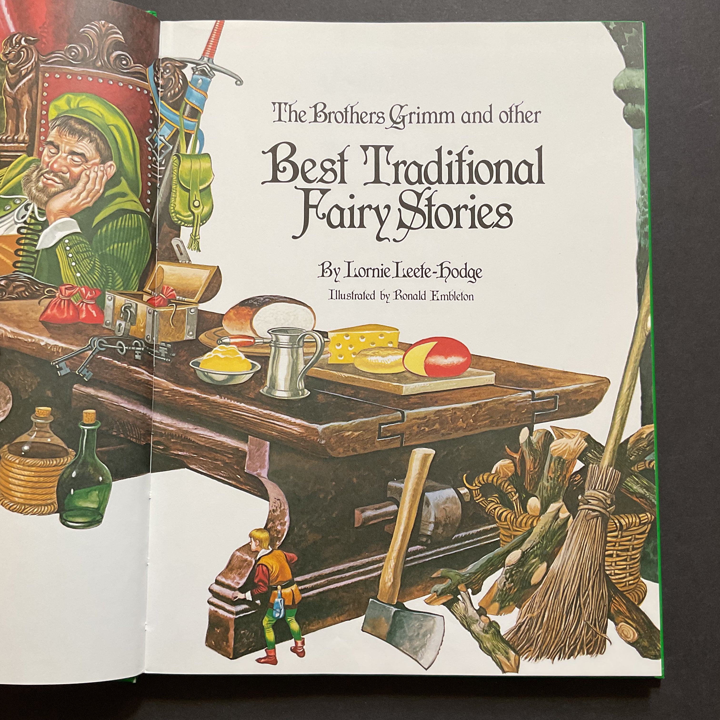The Brothers Grimm and other Best Traditional Fairy Stories  1983 Hardcover Book - Avid Vintage