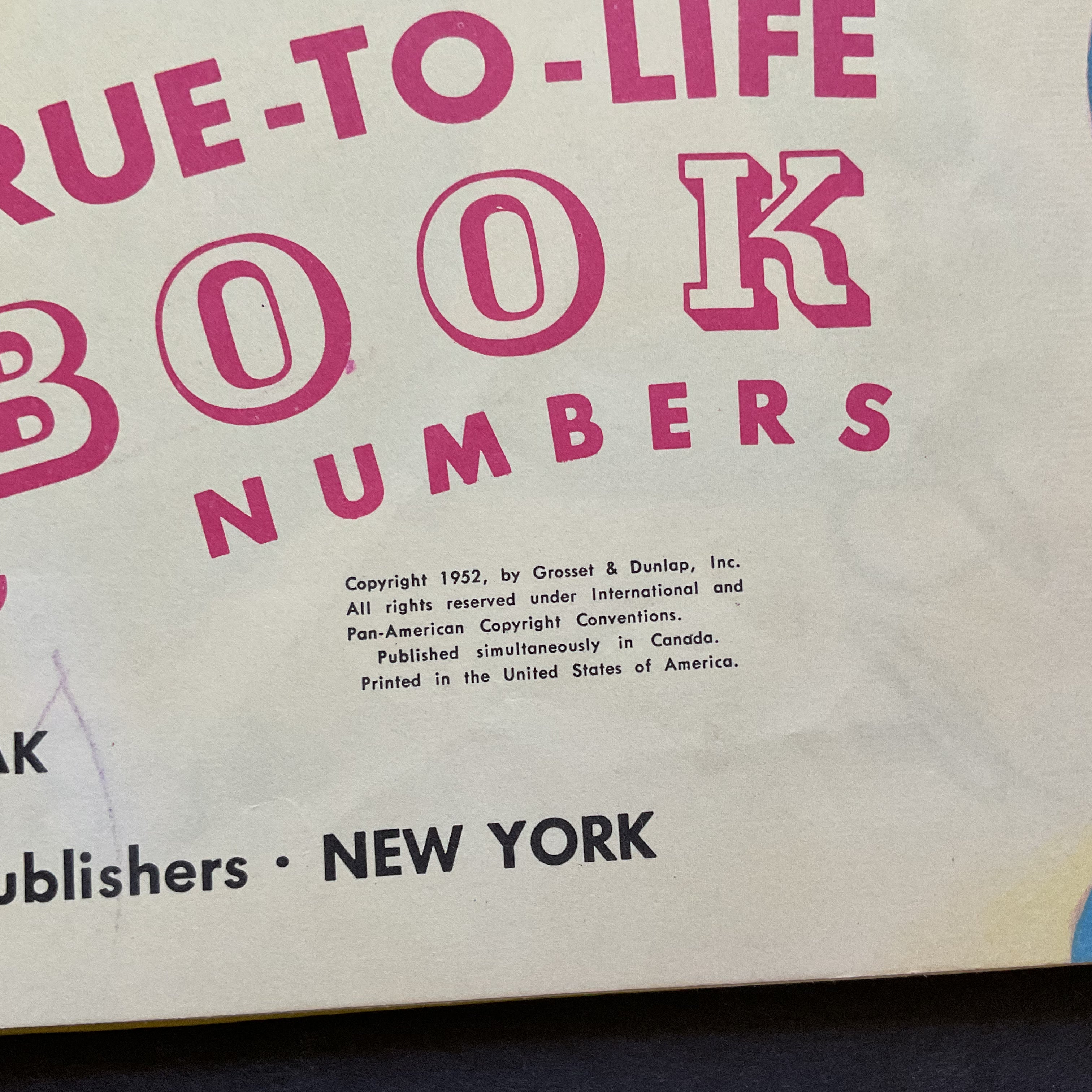 The True To Life ABC Book 1952 Hardcover