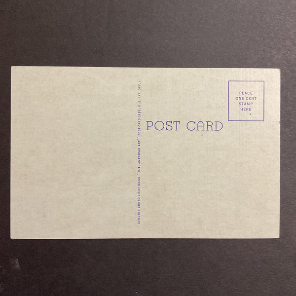 Superior Nebraska Vintage Town View Postcard Post Office