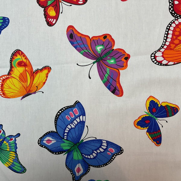 Cranston Print Works VIP Butterfly Fabric 44 x 1 Yard