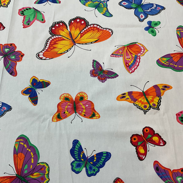 Cranston Print Works VIP Butterfly Fabric 44 x 1 Yard