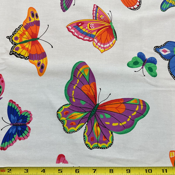 Cranston Print Works VIP Butterfly Fabric 44 x 1 Yard